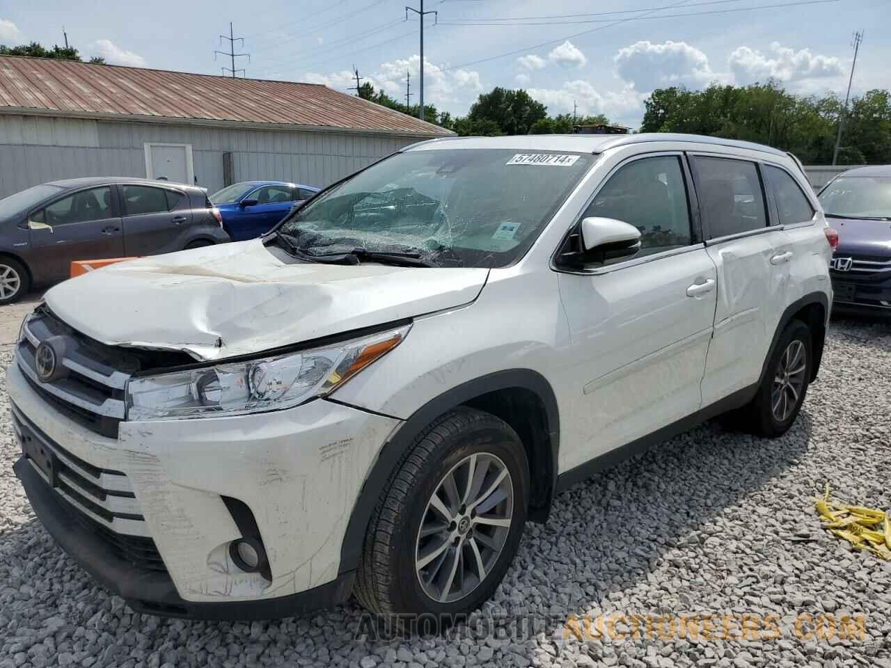 5TDJZRFH0KS915684 TOYOTA HIGHLANDER 2019