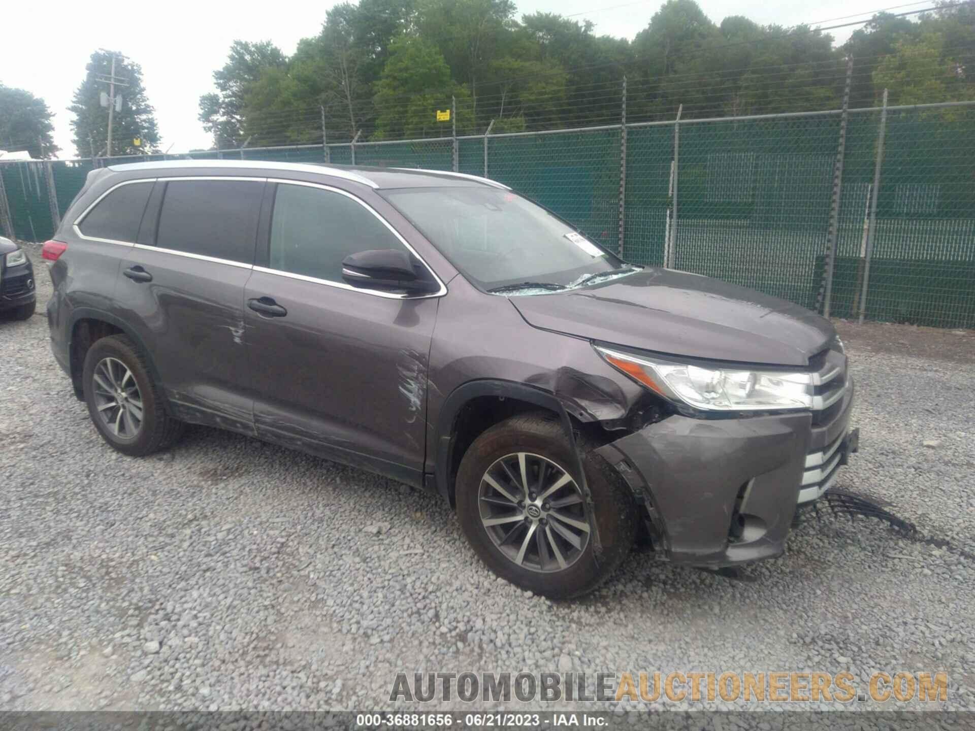 5TDJZRFH0KS959376 TOYOTA HIGHLANDER 2019