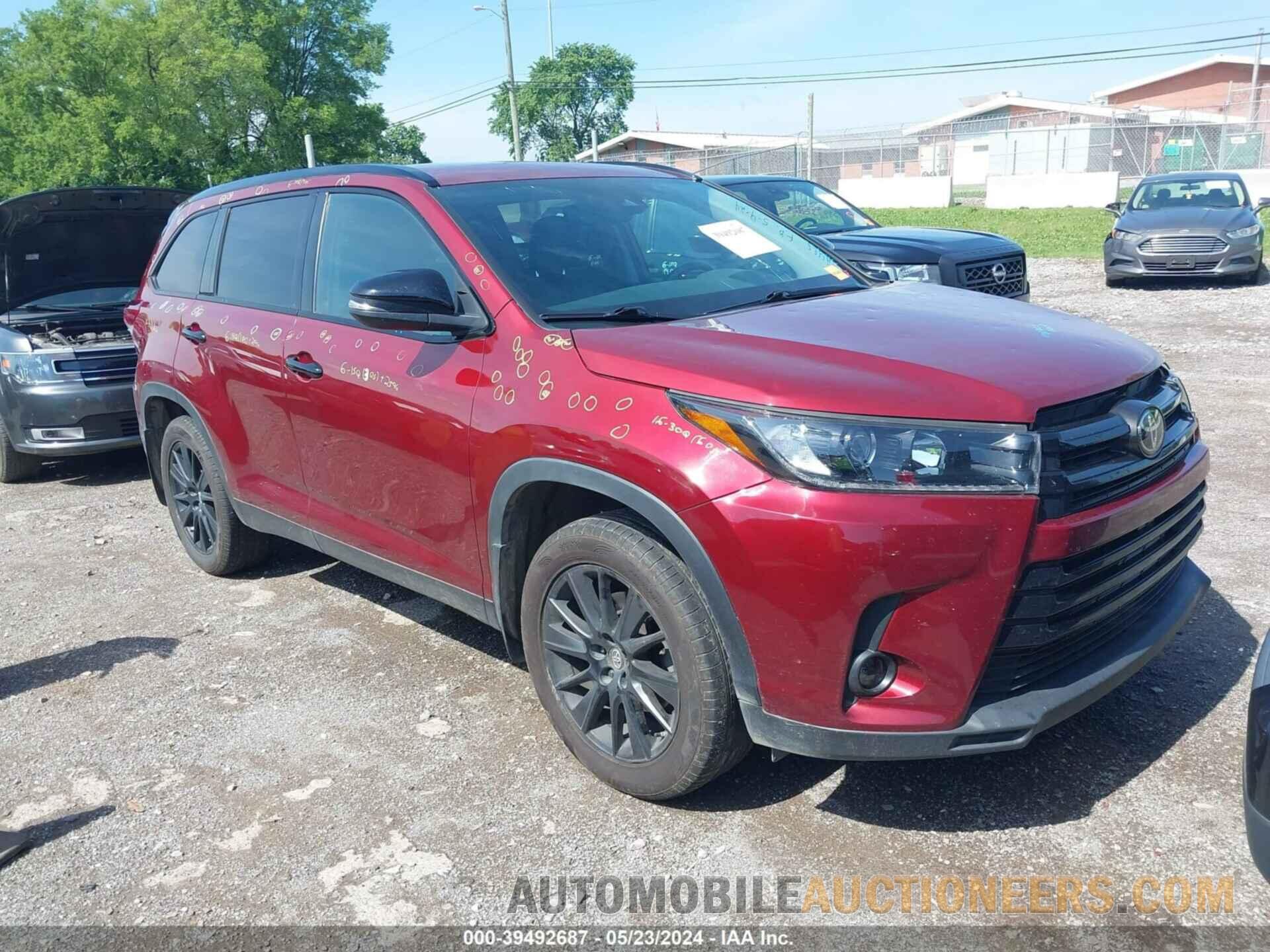 5TDJZRFH0KS967428 TOYOTA HIGHLANDER 2019