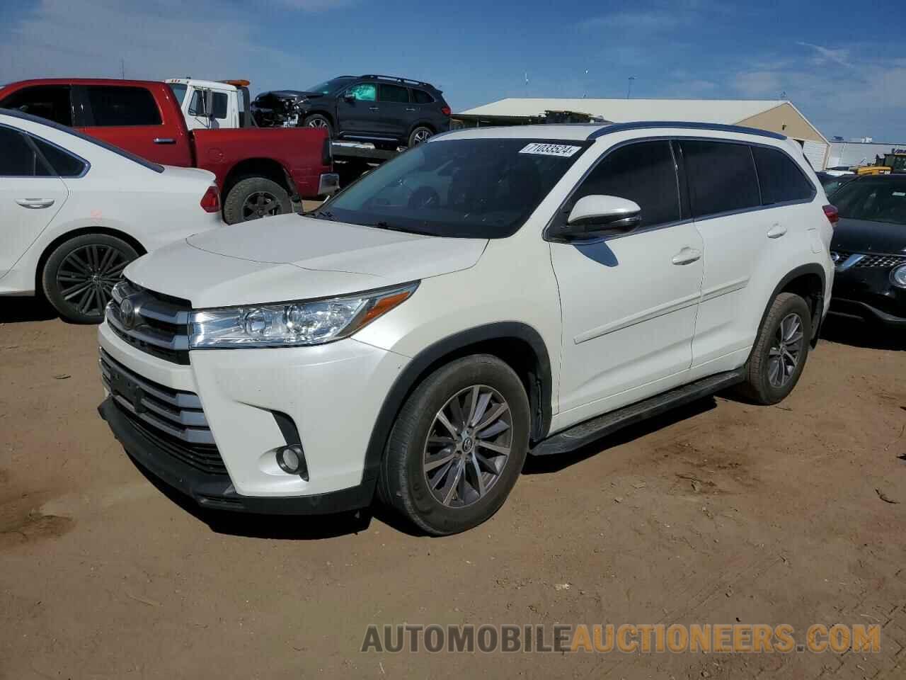 5TDJZRFH1HS371205 TOYOTA HIGHLANDER 2017