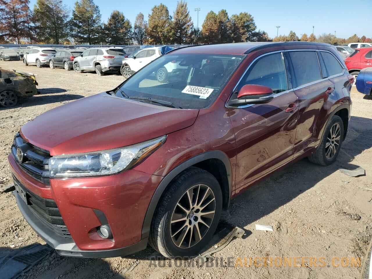 5TDJZRFH1HS374606 TOYOTA HIGHLANDER 2017