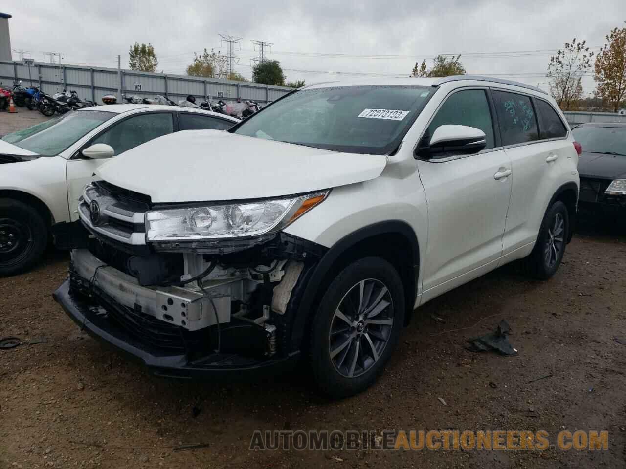 5TDJZRFH1HS374816 TOYOTA HIGHLANDER 2017