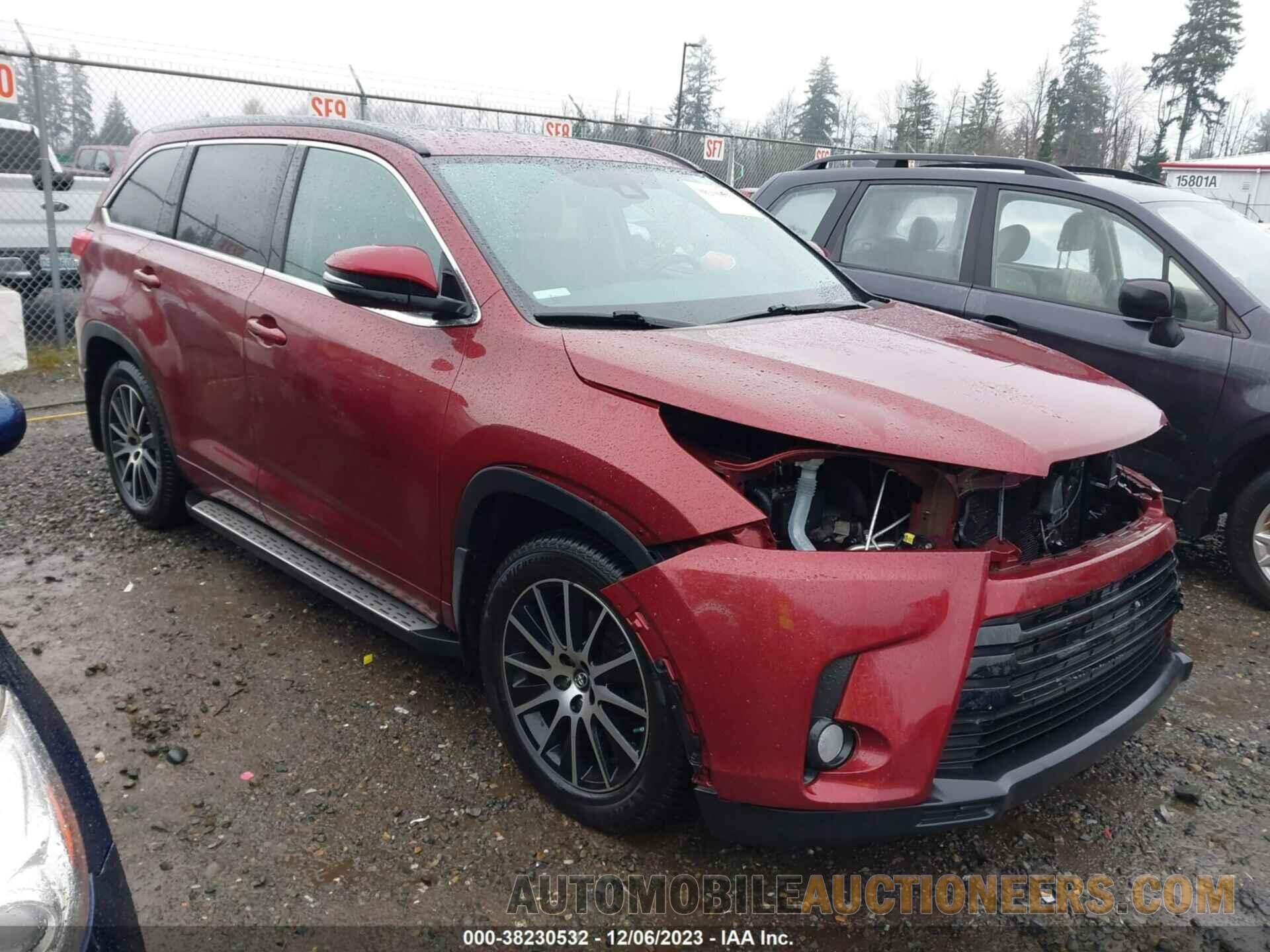 5TDJZRFH1HS395729 TOYOTA HIGHLANDER 2017