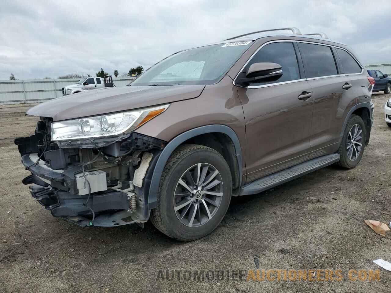 5TDJZRFH1HS427689 TOYOTA HIGHLANDER 2017