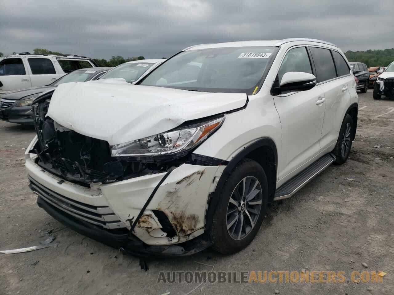 5TDJZRFH1HS428244 TOYOTA HIGHLANDER 2017