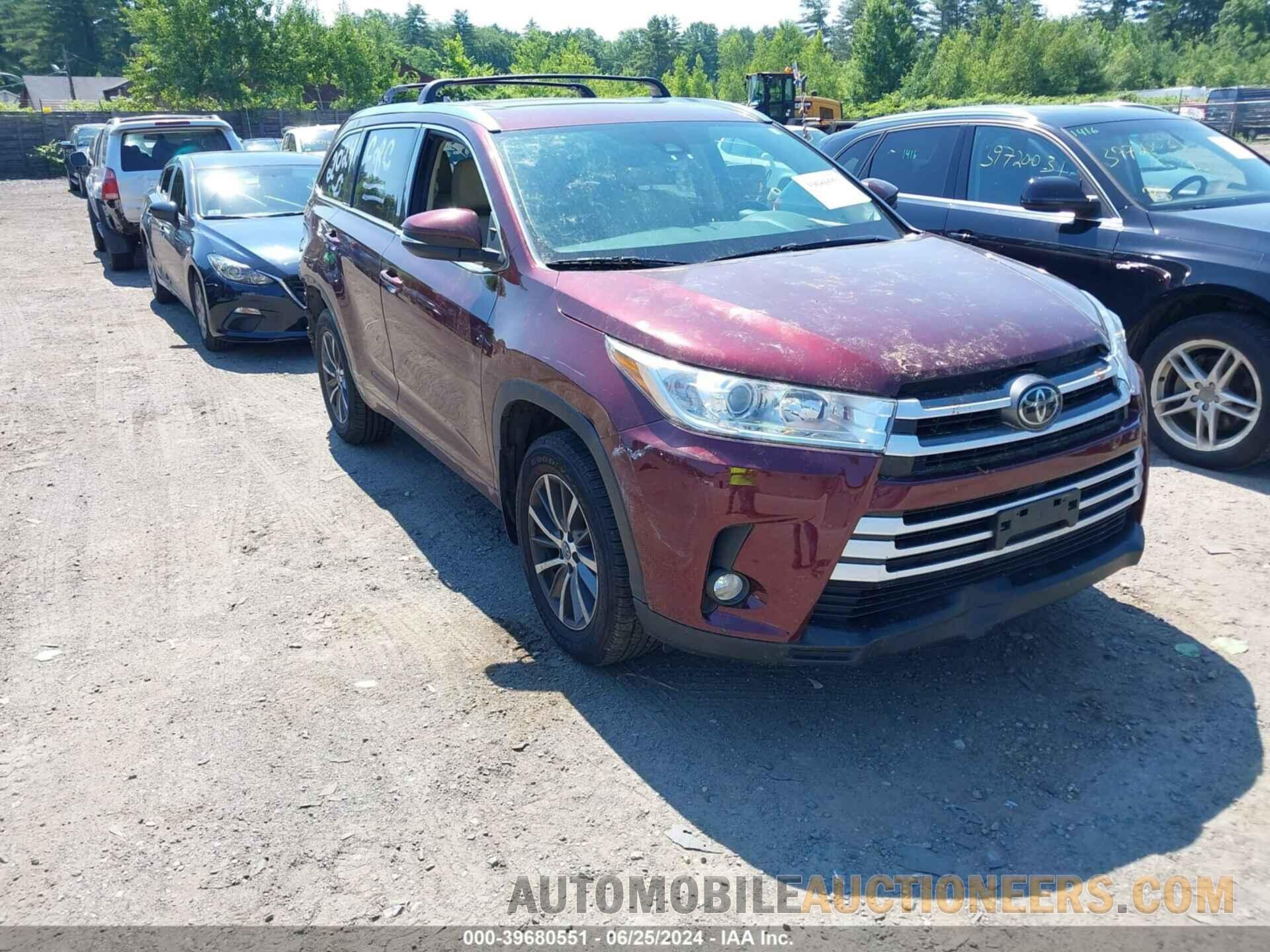 5TDJZRFH1HS432214 TOYOTA HIGHLANDER 2017