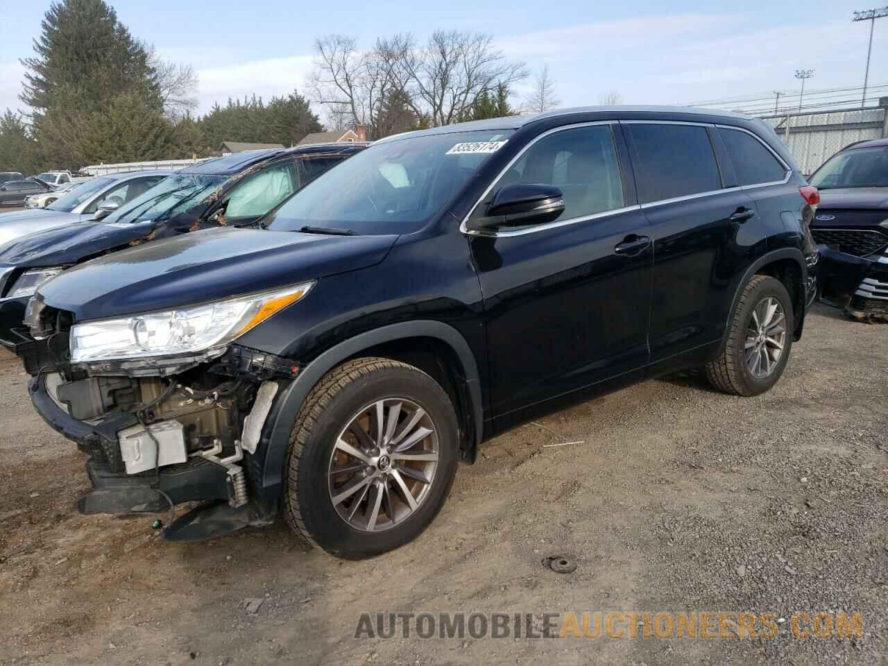 5TDJZRFH1HS433895 TOYOTA HIGHLANDER 2017