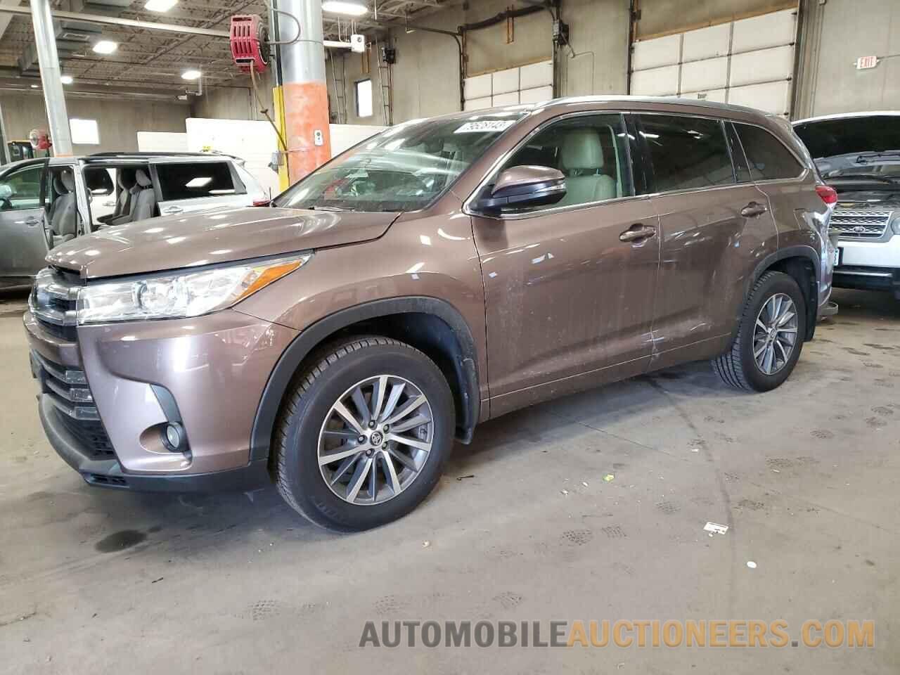 5TDJZRFH1HS441284 TOYOTA HIGHLANDER 2017