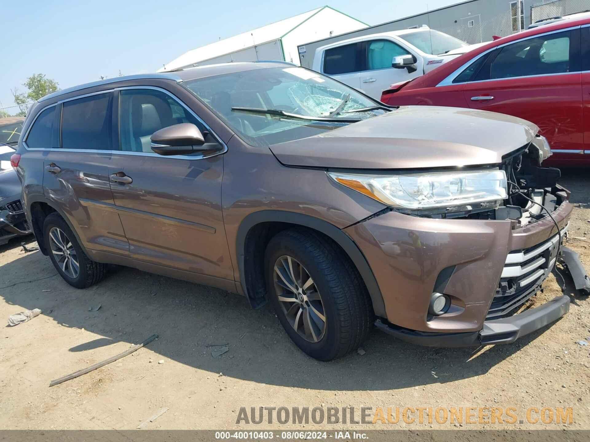 5TDJZRFH1HS472910 TOYOTA HIGHLANDER 2017