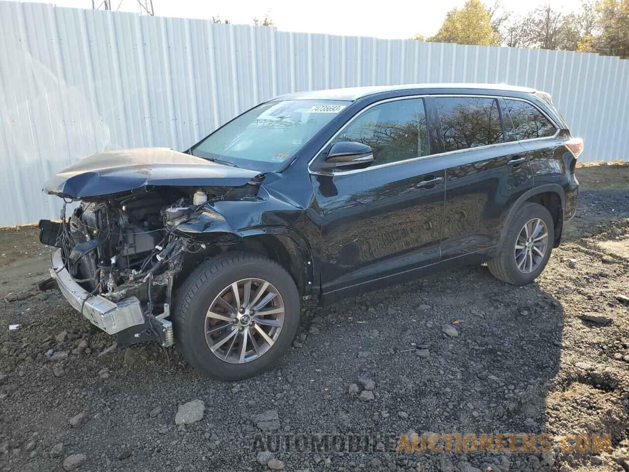 5TDJZRFH1HS476598 TOYOTA HIGHLANDER 2017