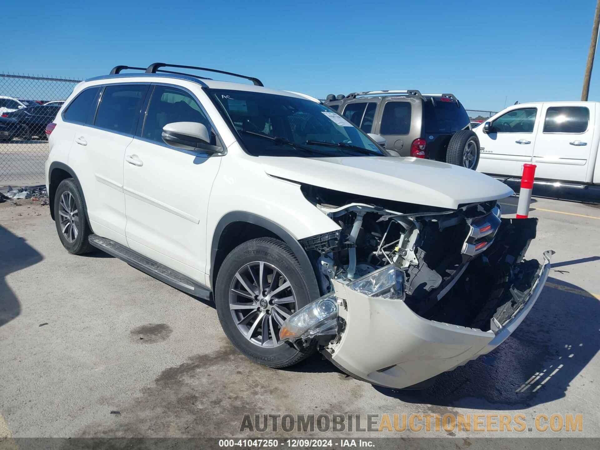 5TDJZRFH1HS517487 TOYOTA HIGHLANDER 2017