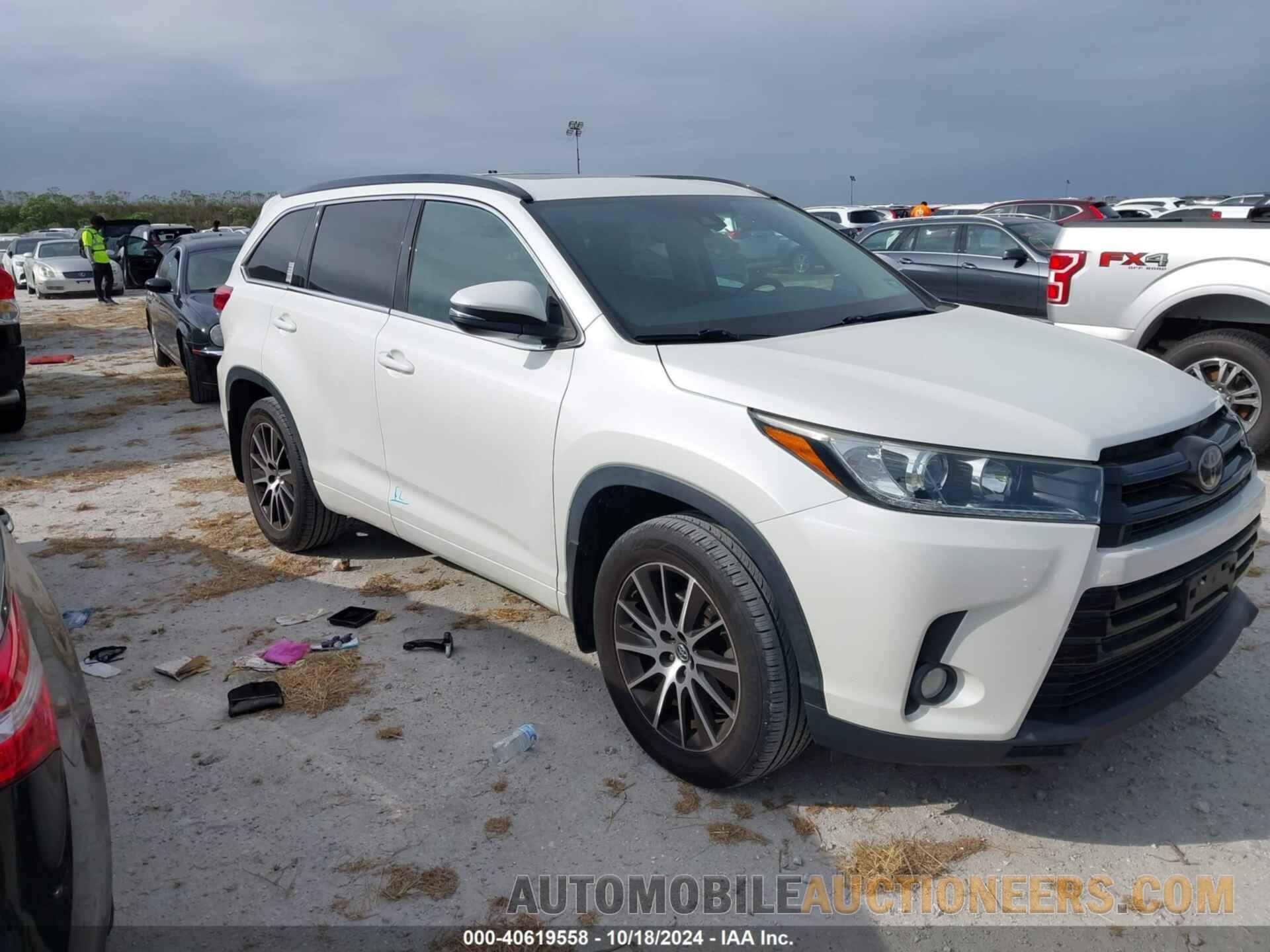 5TDJZRFH1JS525479 TOYOTA HIGHLANDER 2018