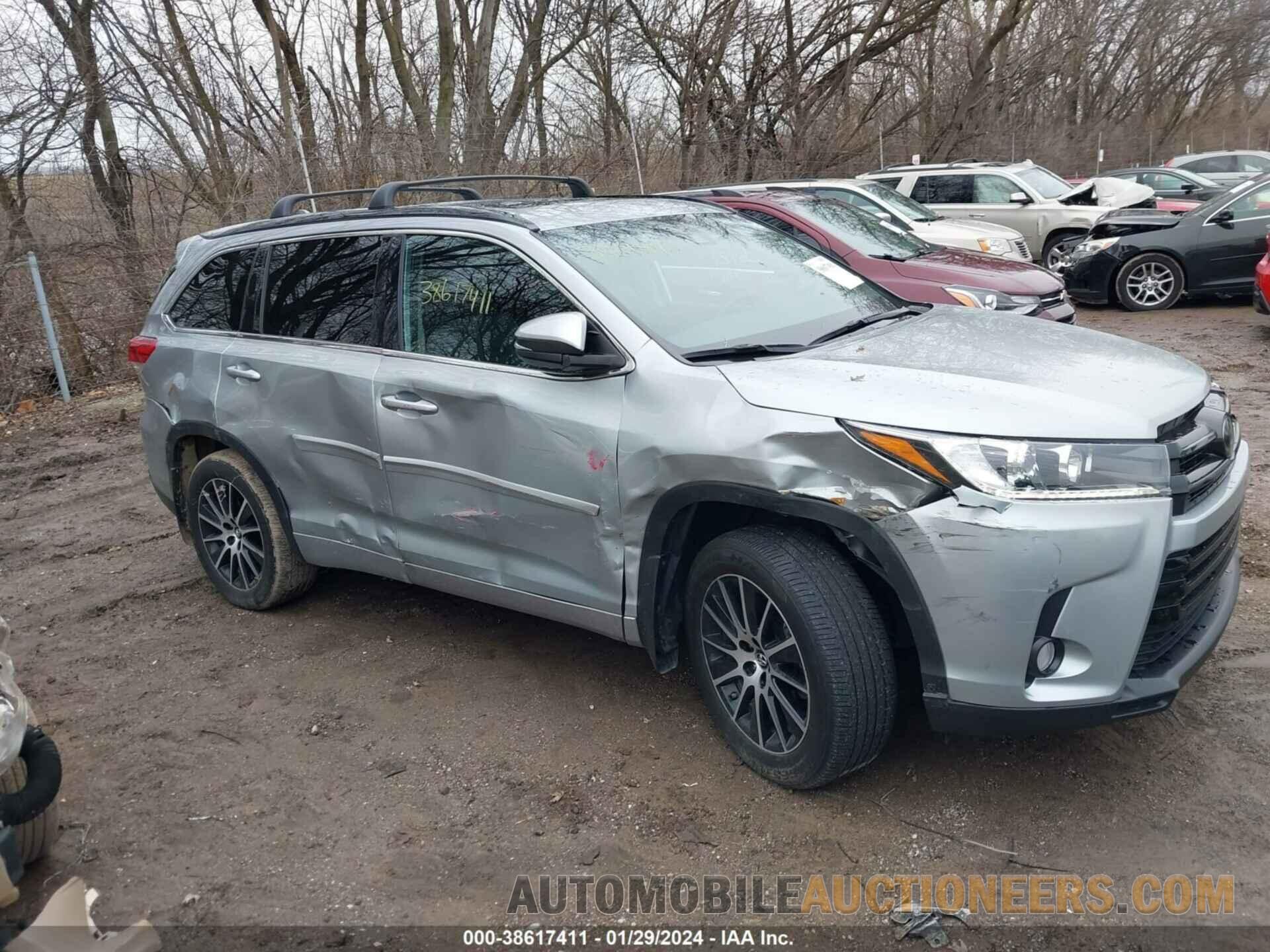 5TDJZRFH1JS541715 TOYOTA HIGHLANDER 2018