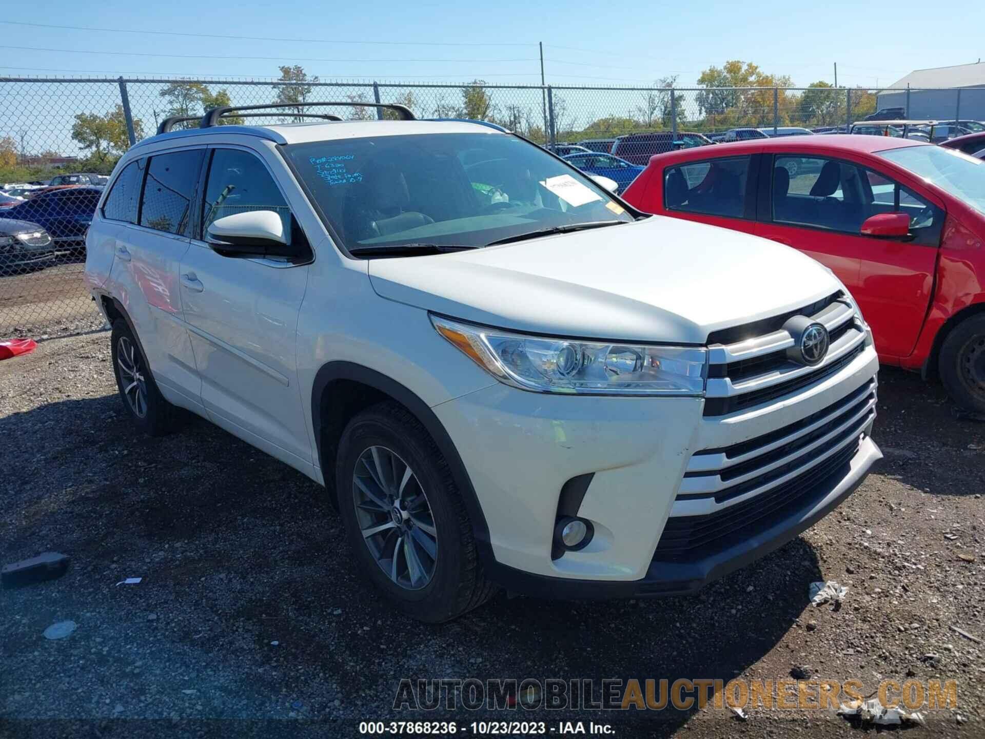 5TDJZRFH1JS544579 TOYOTA HIGHLANDER 2018