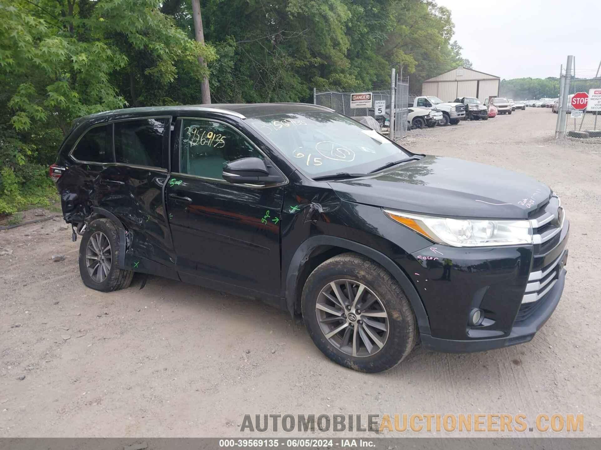 5TDJZRFH1JS554156 TOYOTA HIGHLANDER 2018