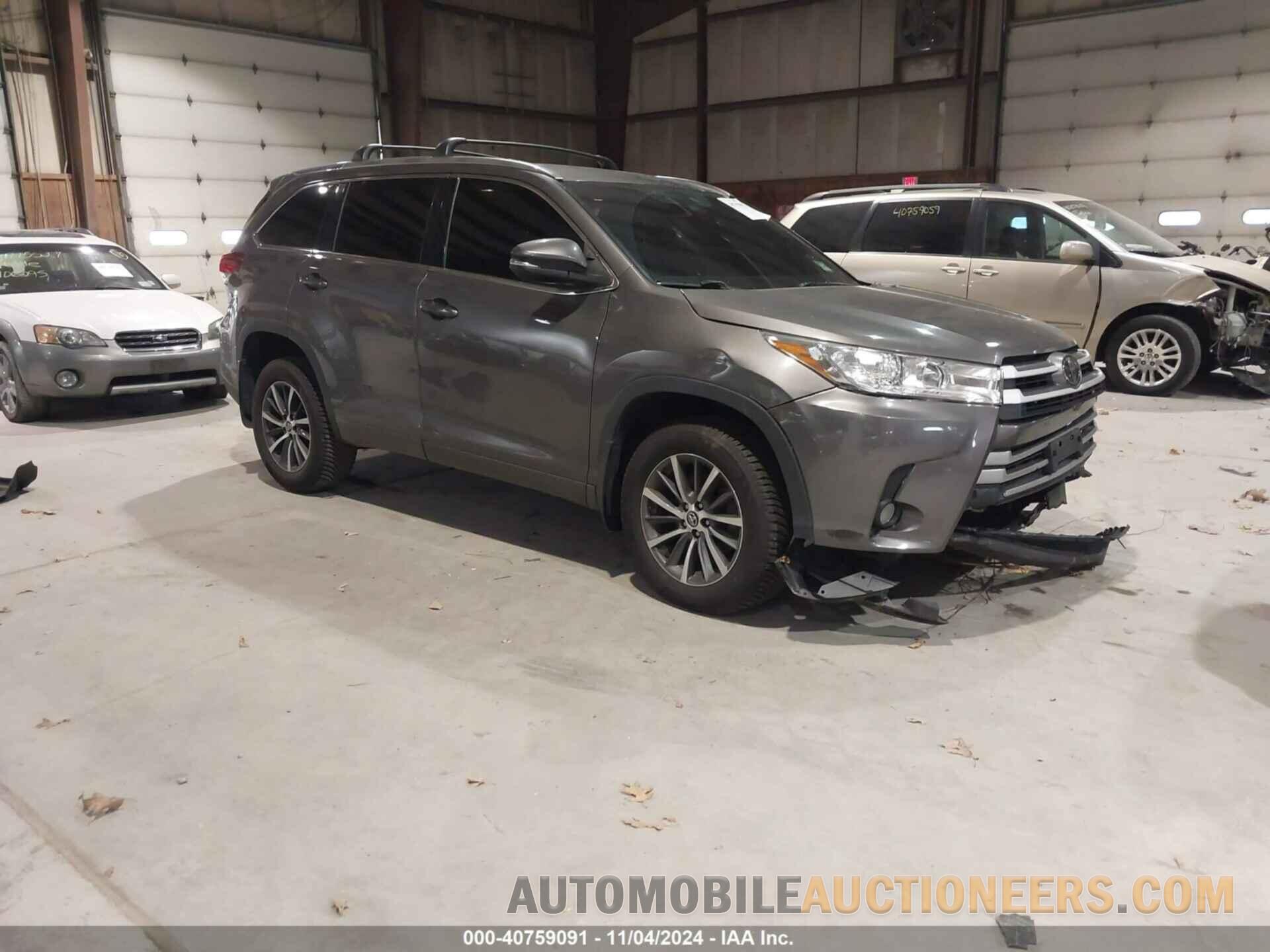 5TDJZRFH1JS554660 TOYOTA HIGHLANDER 2018