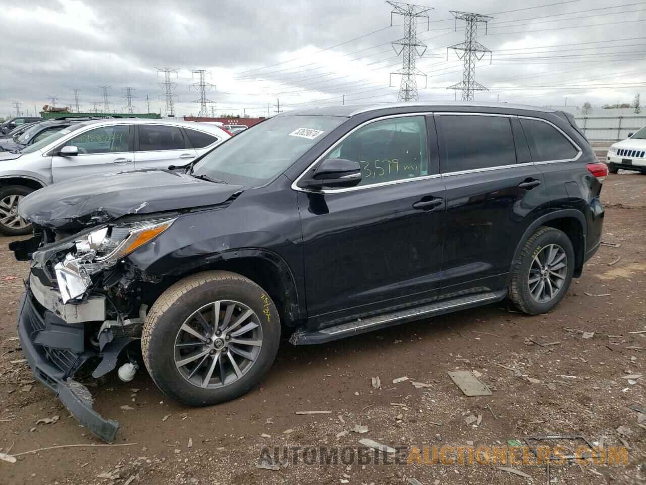 5TDJZRFH1JS557770 TOYOTA HIGHLANDER 2018