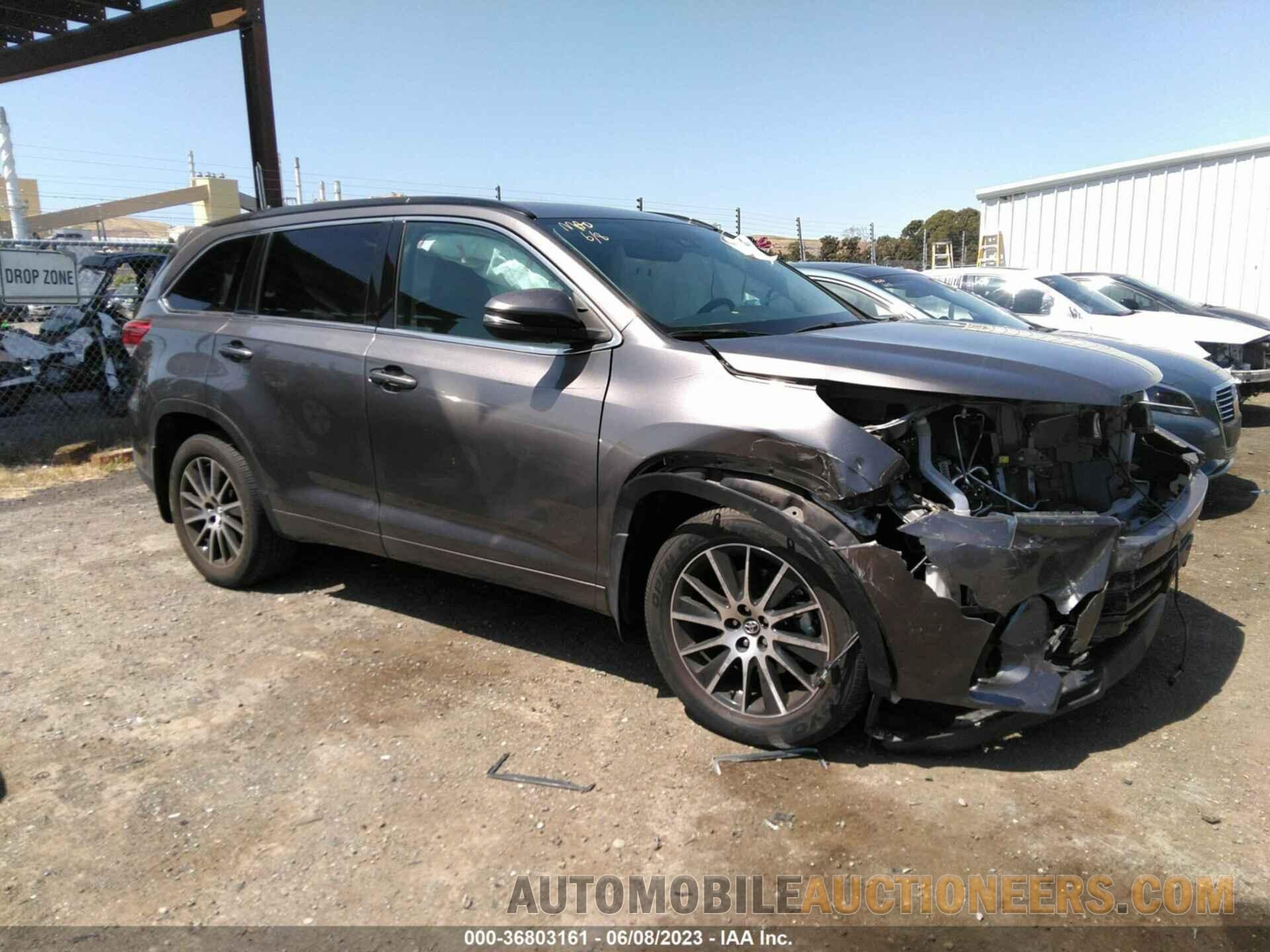 5TDJZRFH1JS561172 TOYOTA HIGHLANDER 2018