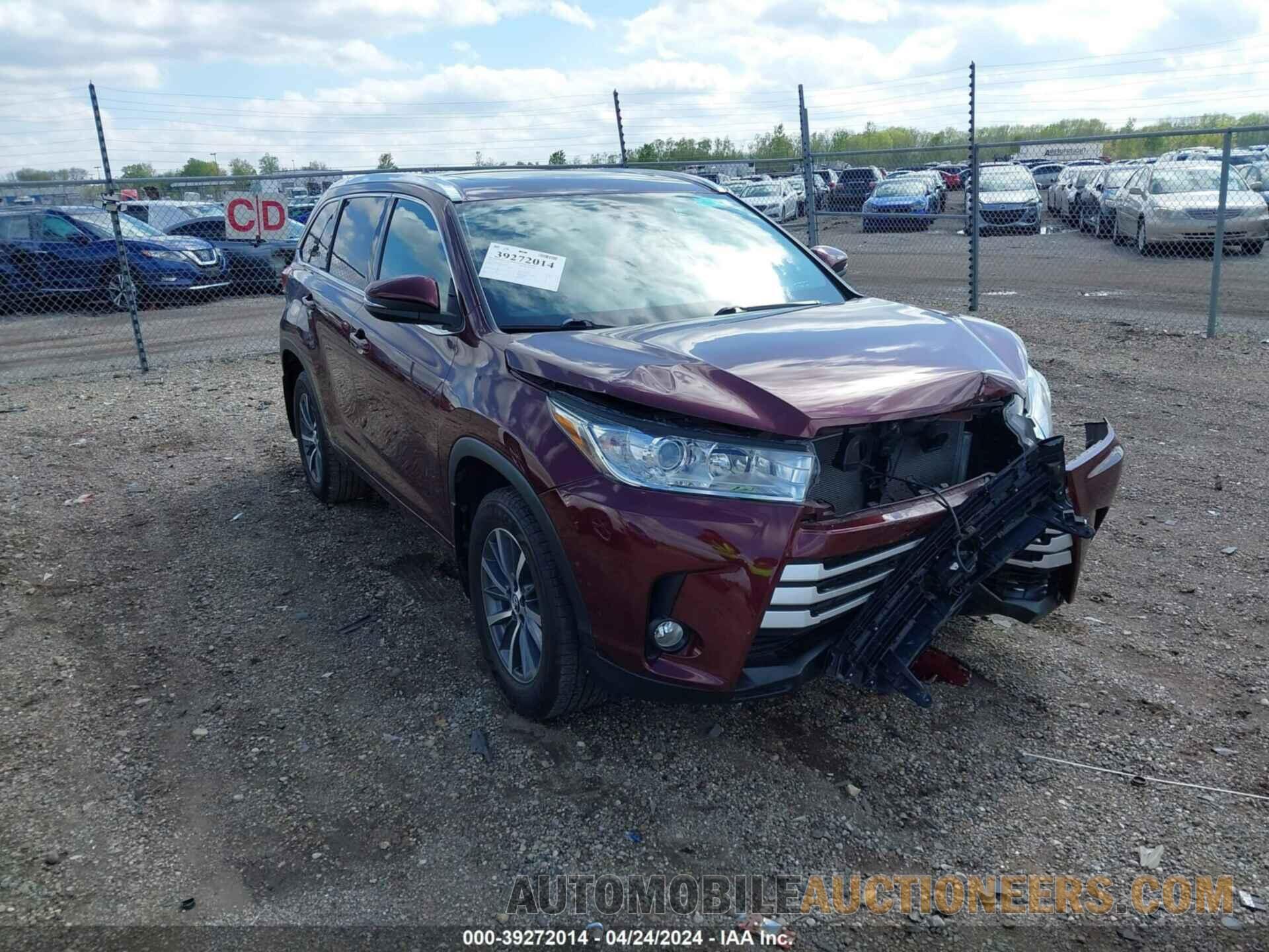 5TDJZRFH1JS849645 TOYOTA HIGHLANDER 2018