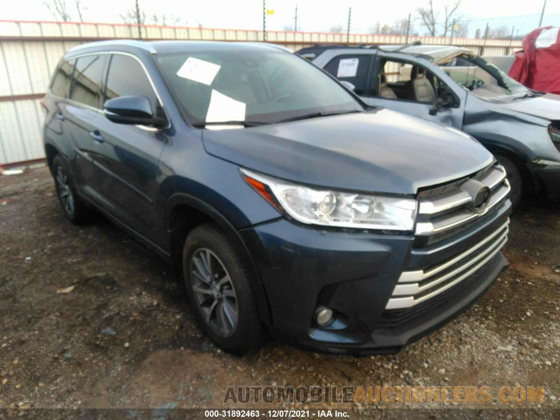 5TDJZRFH1JS892303 TOYOTA HIGHLANDER 2018