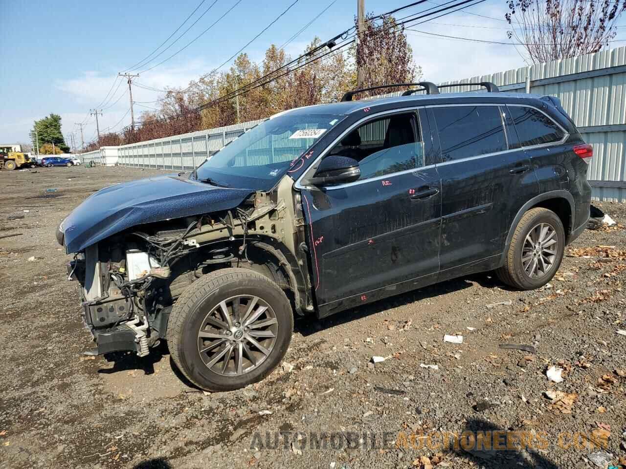 5TDJZRFH1JS911822 TOYOTA HIGHLANDER 2018