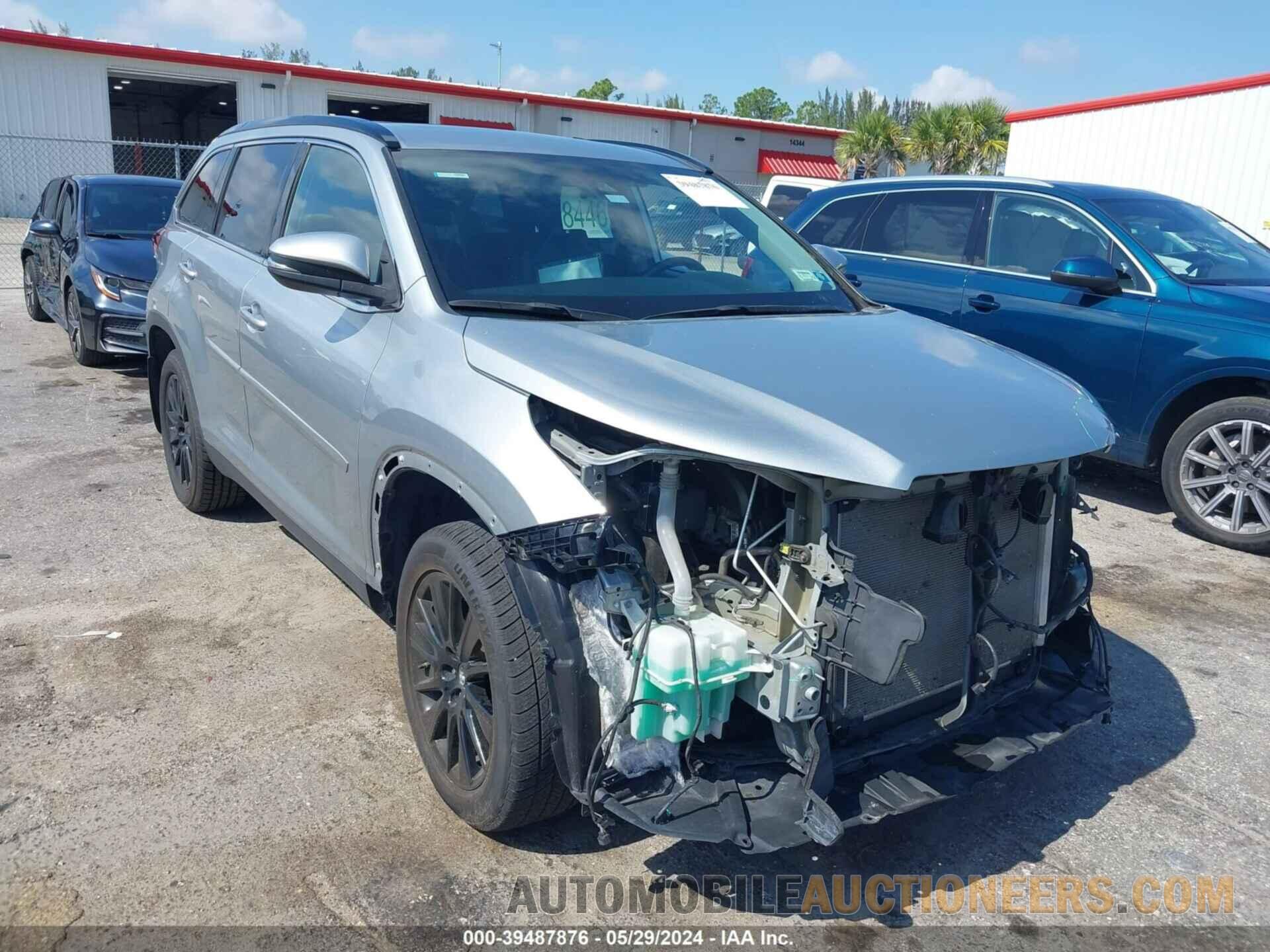 5TDJZRFH1KS563876 TOYOTA HIGHLANDER 2019