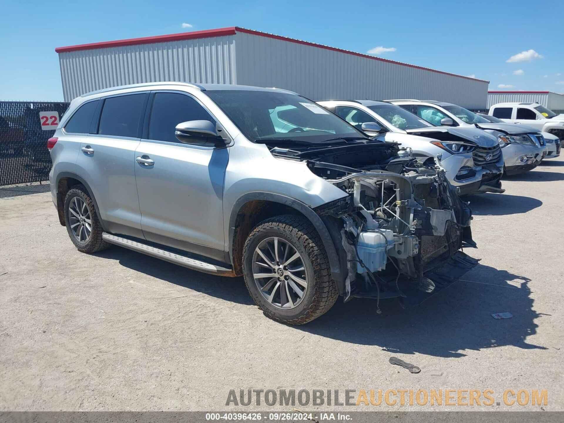 5TDJZRFH1KS585909 TOYOTA HIGHLANDER 2019