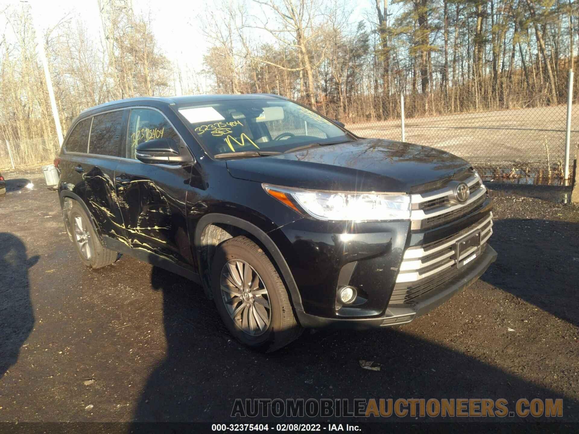 5TDJZRFH1KS602434 TOYOTA HIGHLANDER 2019