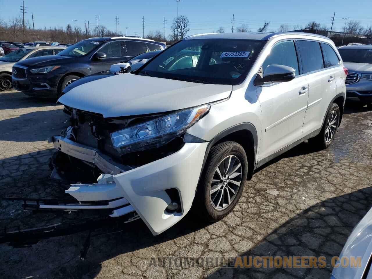 5TDJZRFH1KS604832 TOYOTA HIGHLANDER 2019