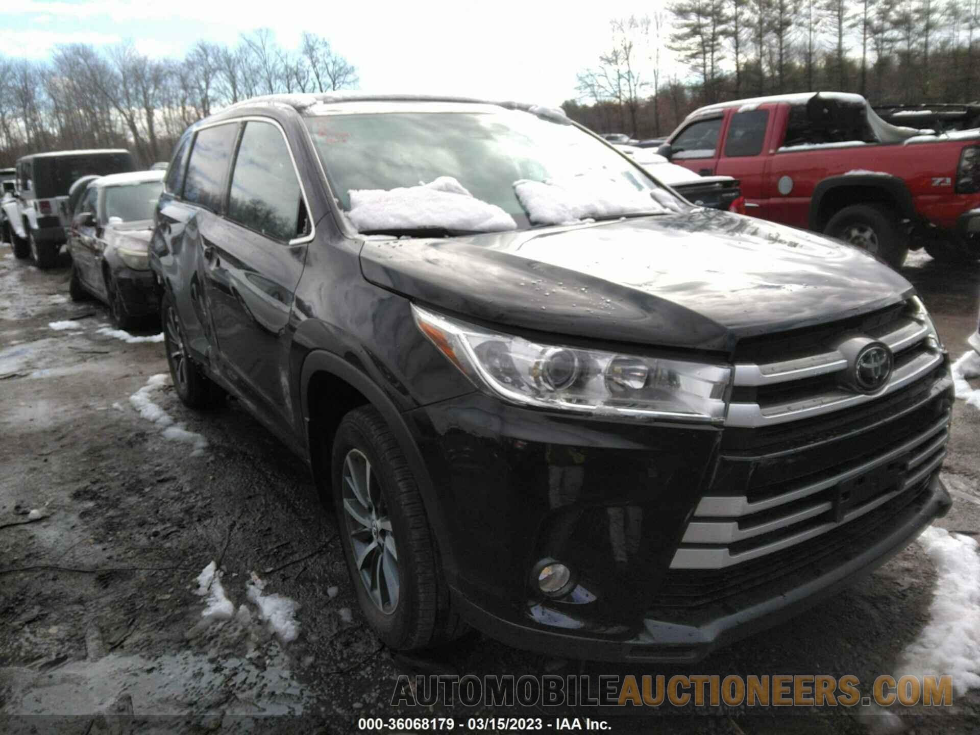 5TDJZRFH1KS618844 TOYOTA HIGHLANDER 2019