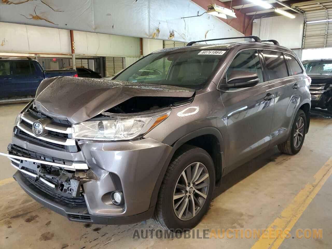 5TDJZRFH1KS622084 TOYOTA HIGHLANDER 2019