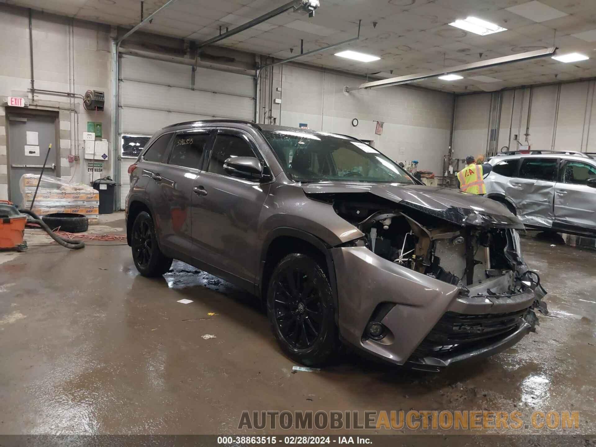 5TDJZRFH1KS625468 TOYOTA HIGHLANDER 2019