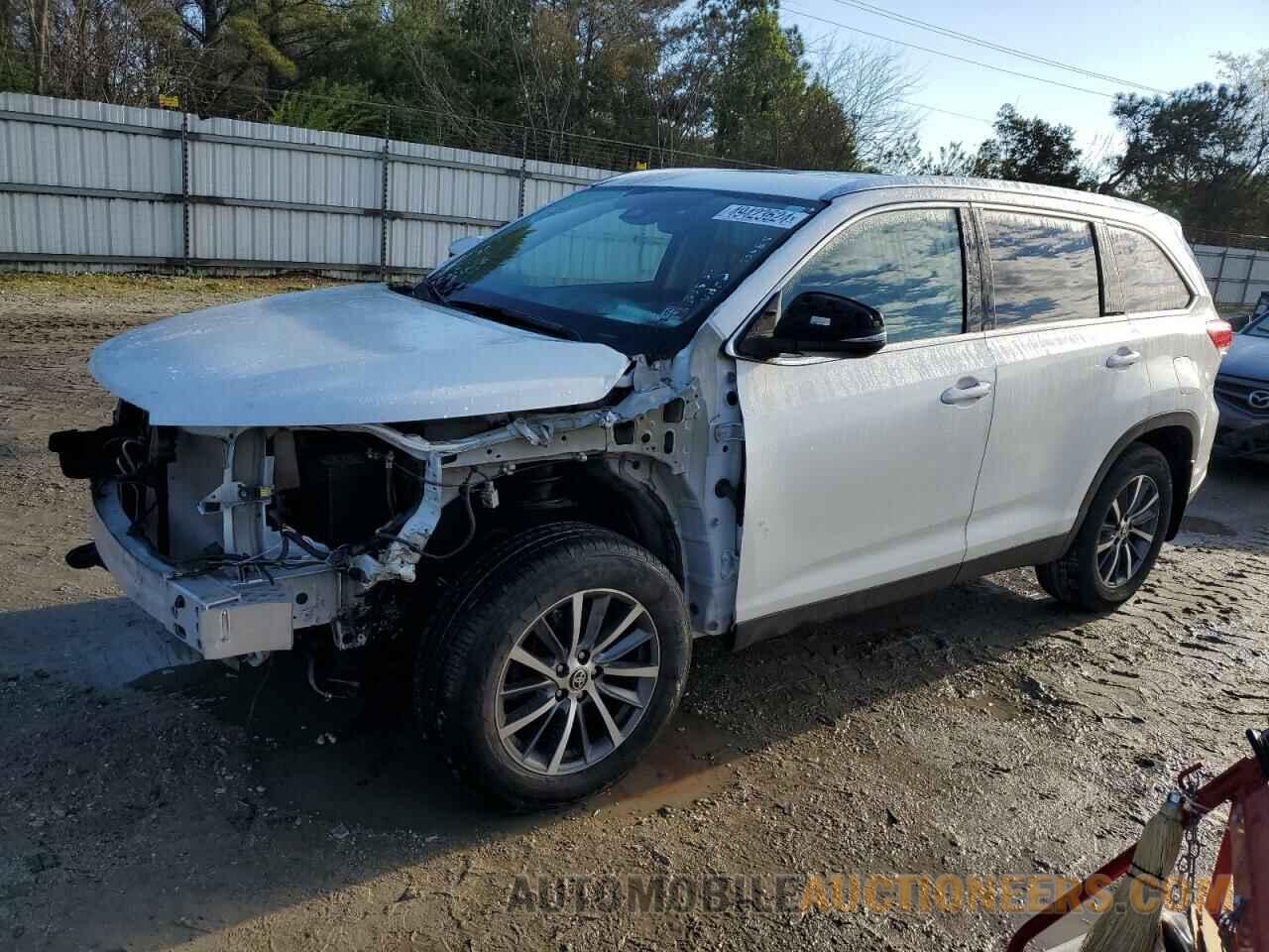 5TDJZRFH1KS626474 TOYOTA HIGHLANDER 2019