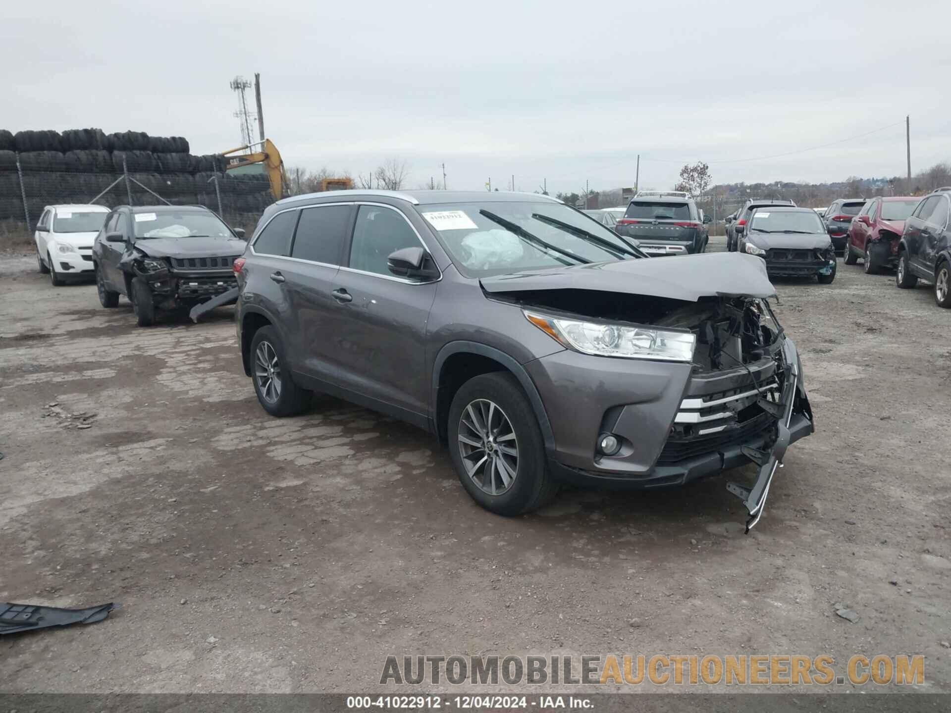 5TDJZRFH1KS628192 TOYOTA HIGHLANDER 2019