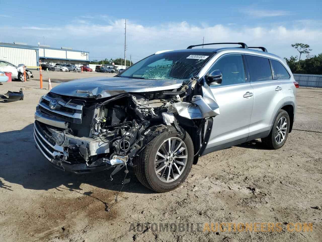 5TDJZRFH1KS714344 TOYOTA HIGHLANDER 2019