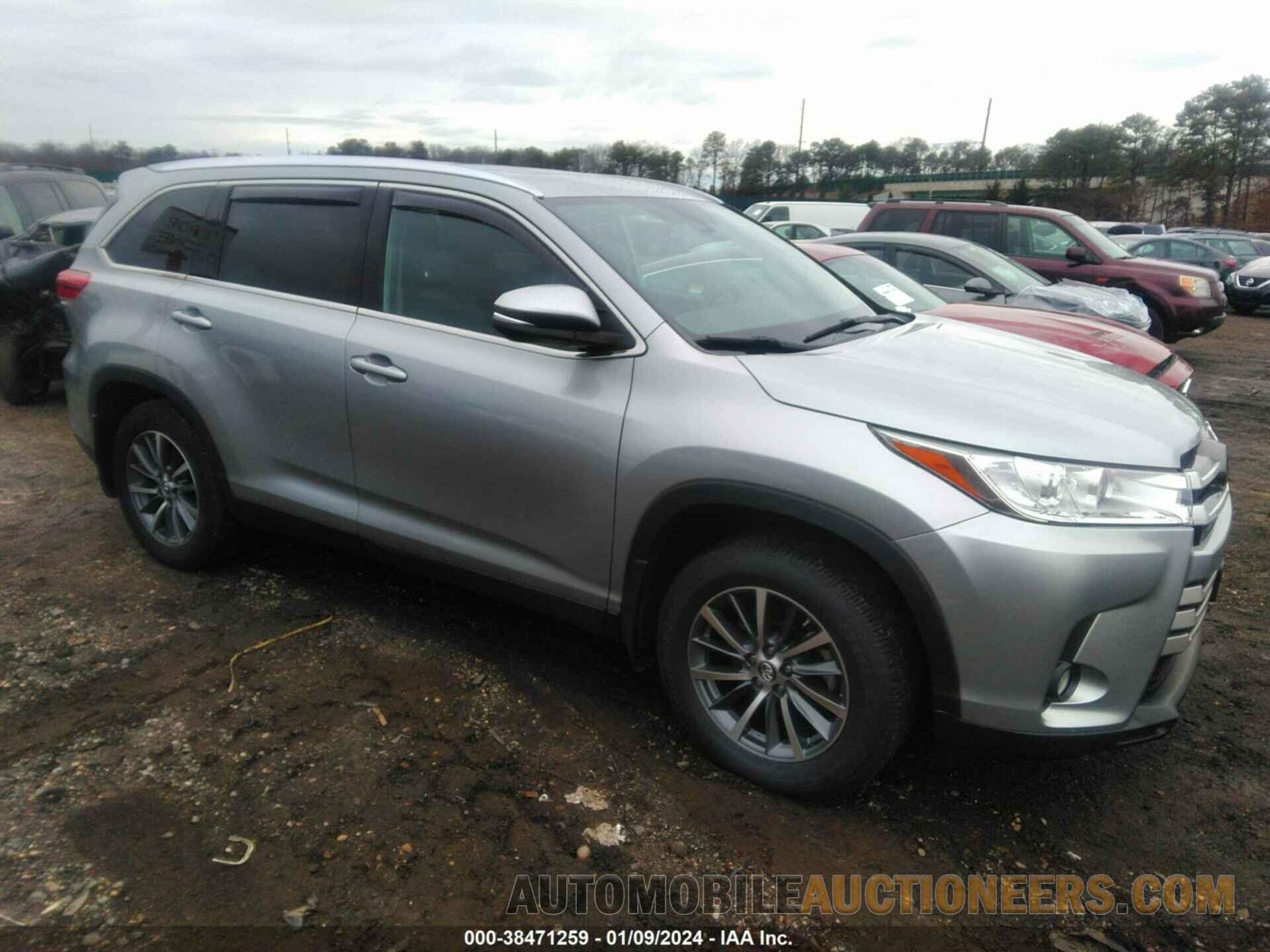 5TDJZRFH1KS722251 TOYOTA HIGHLANDER 2019