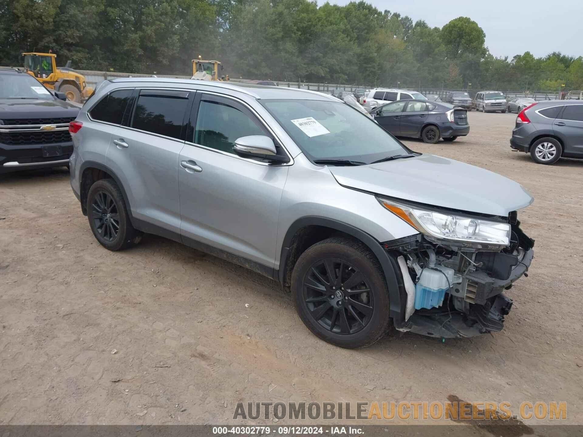 5TDJZRFH1KS730009 TOYOTA HIGHLANDER 2019