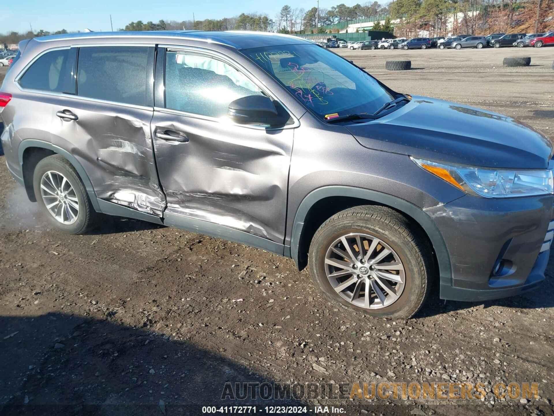 5TDJZRFH1KS952498 TOYOTA HIGHLANDER 2019