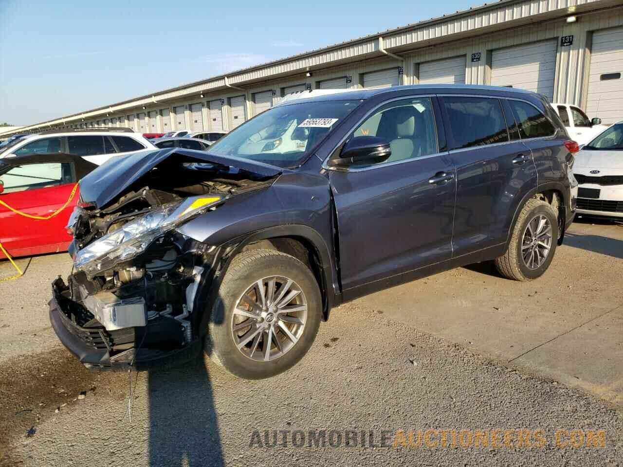 5TDJZRFH1KS999448 TOYOTA HIGHLANDER 2019