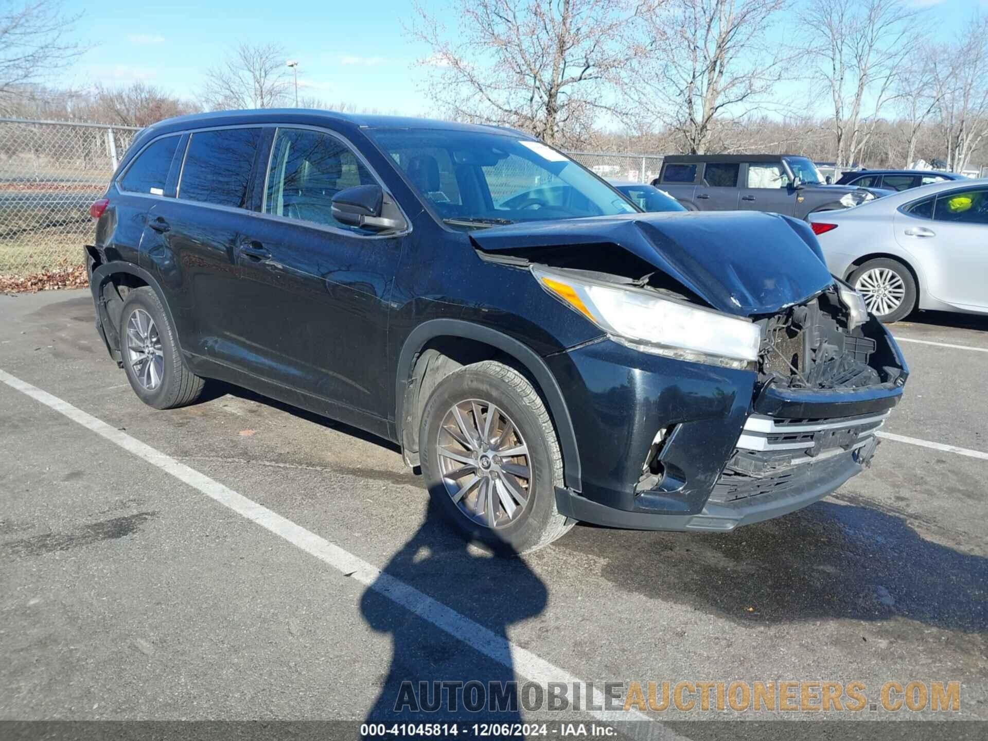 5TDJZRFH2HS358298 TOYOTA HIGHLANDER 2017