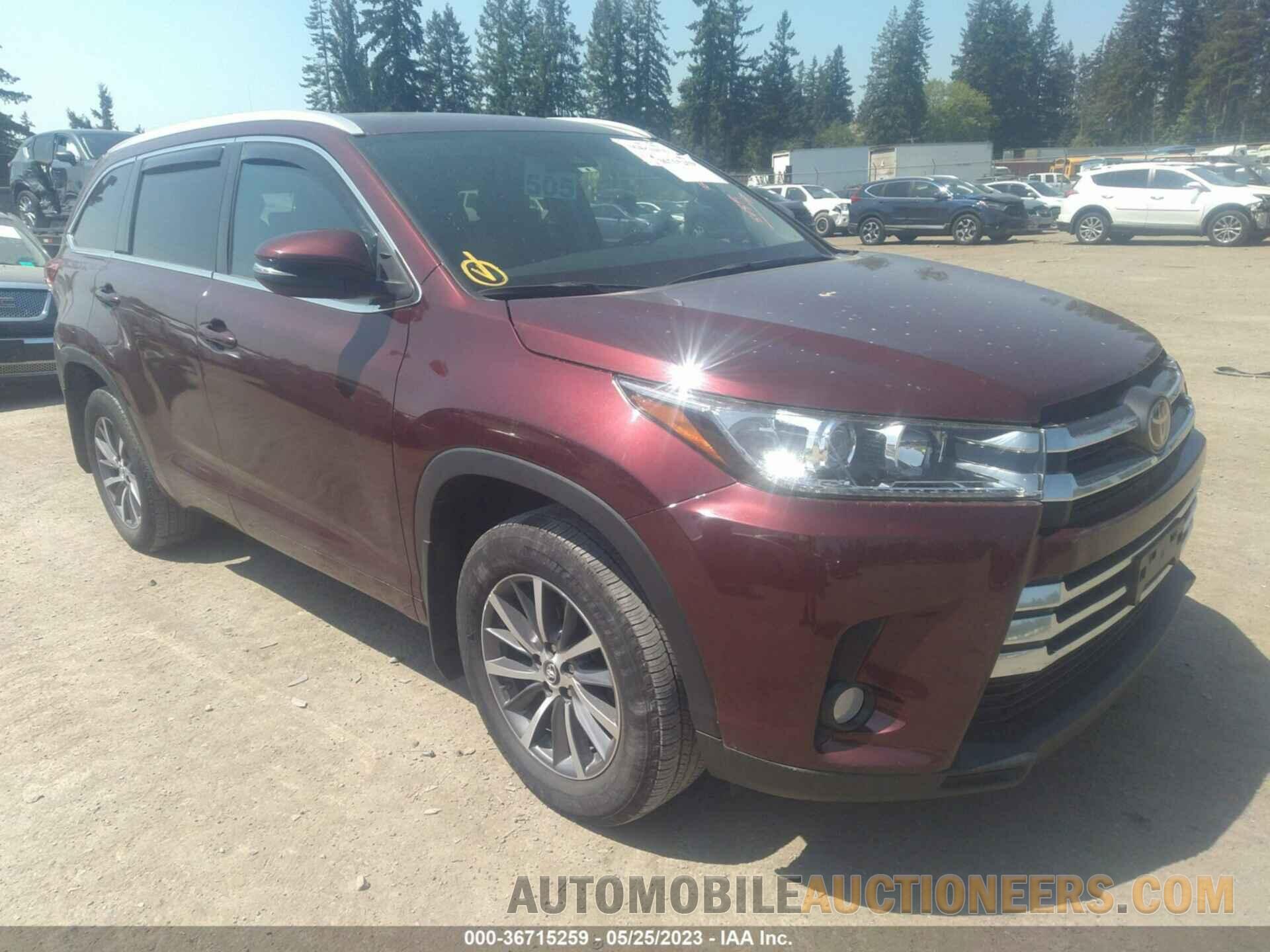 5TDJZRFH2HS376817 TOYOTA HIGHLANDER 2017