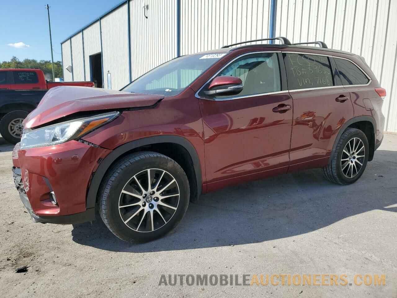 5TDJZRFH2HS387168 TOYOTA HIGHLANDER 2017