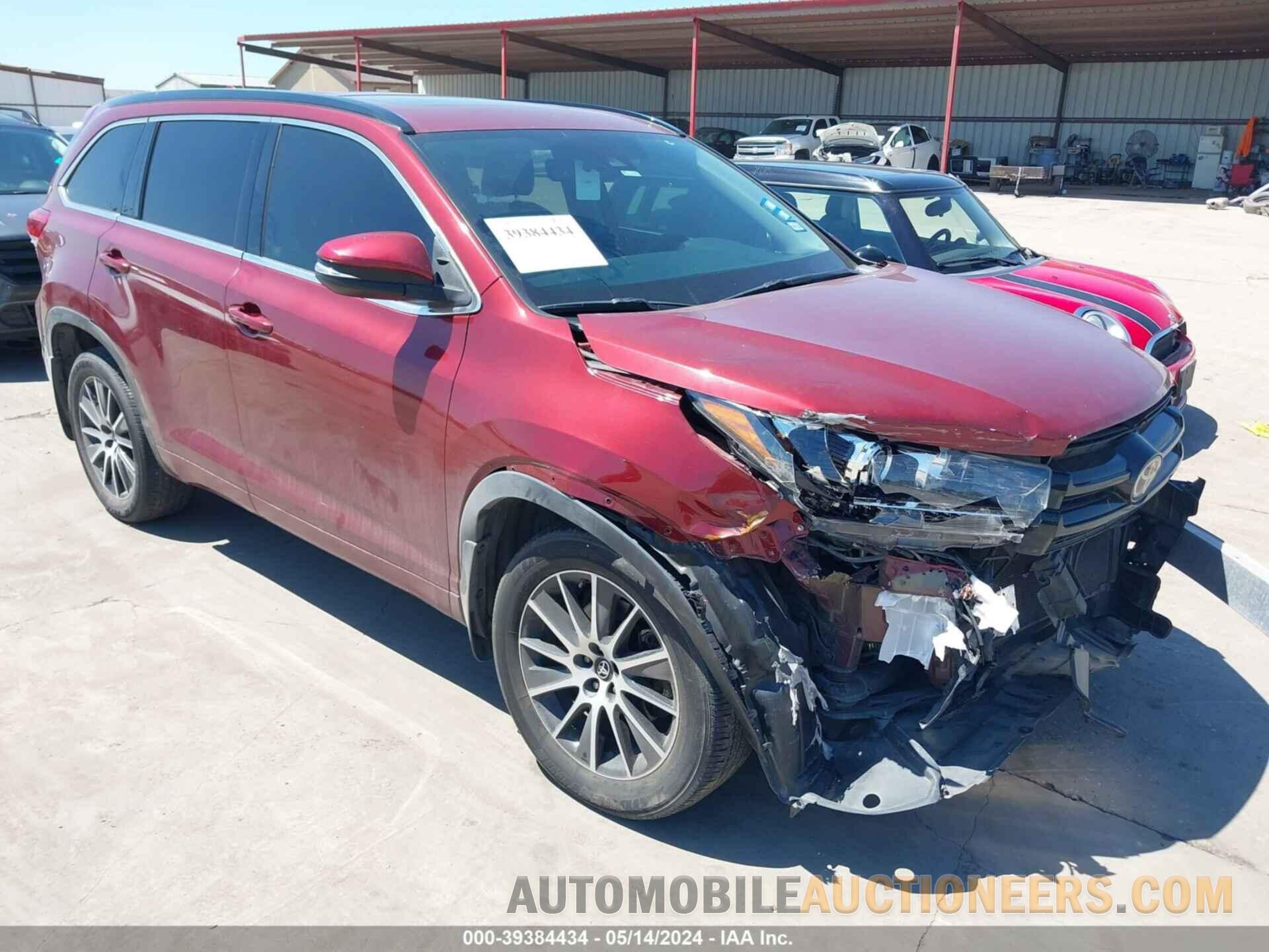 5TDJZRFH2HS448969 TOYOTA HIGHLANDER 2017