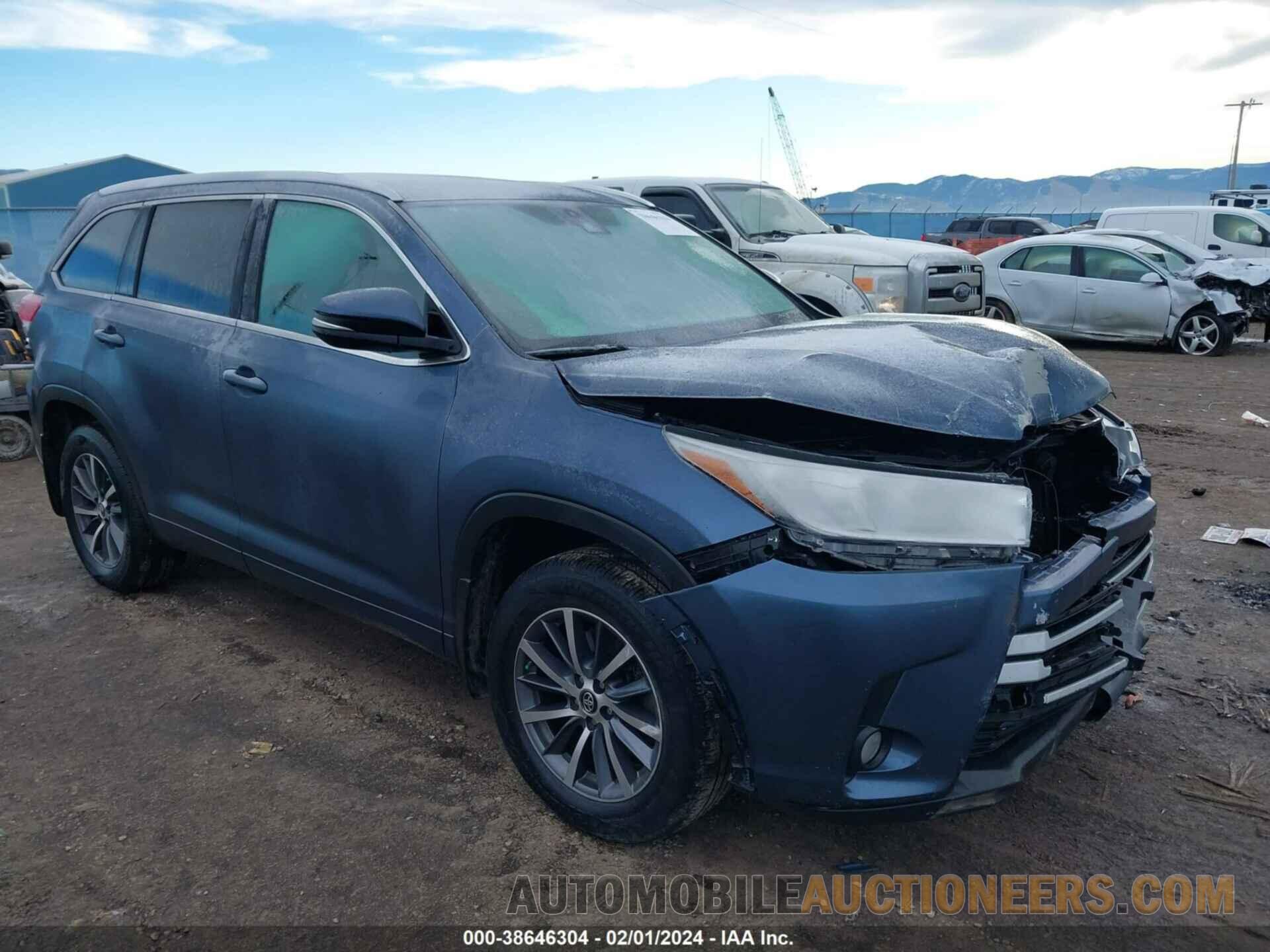 5TDJZRFH2HS459180 TOYOTA HIGHLANDER 2017