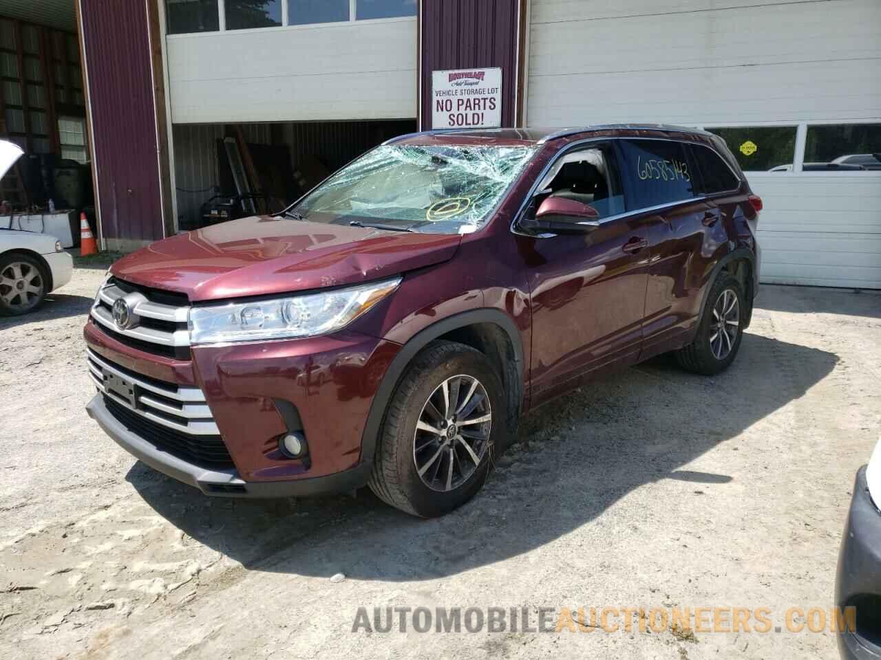 5TDJZRFH2HS459292 TOYOTA HIGHLANDER 2017