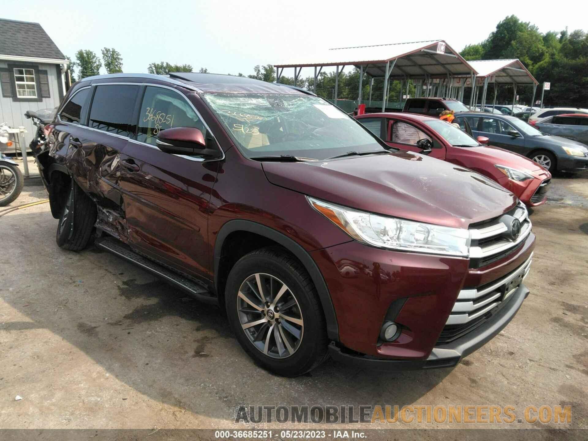 5TDJZRFH2HS460149 TOYOTA HIGHLANDER 2017