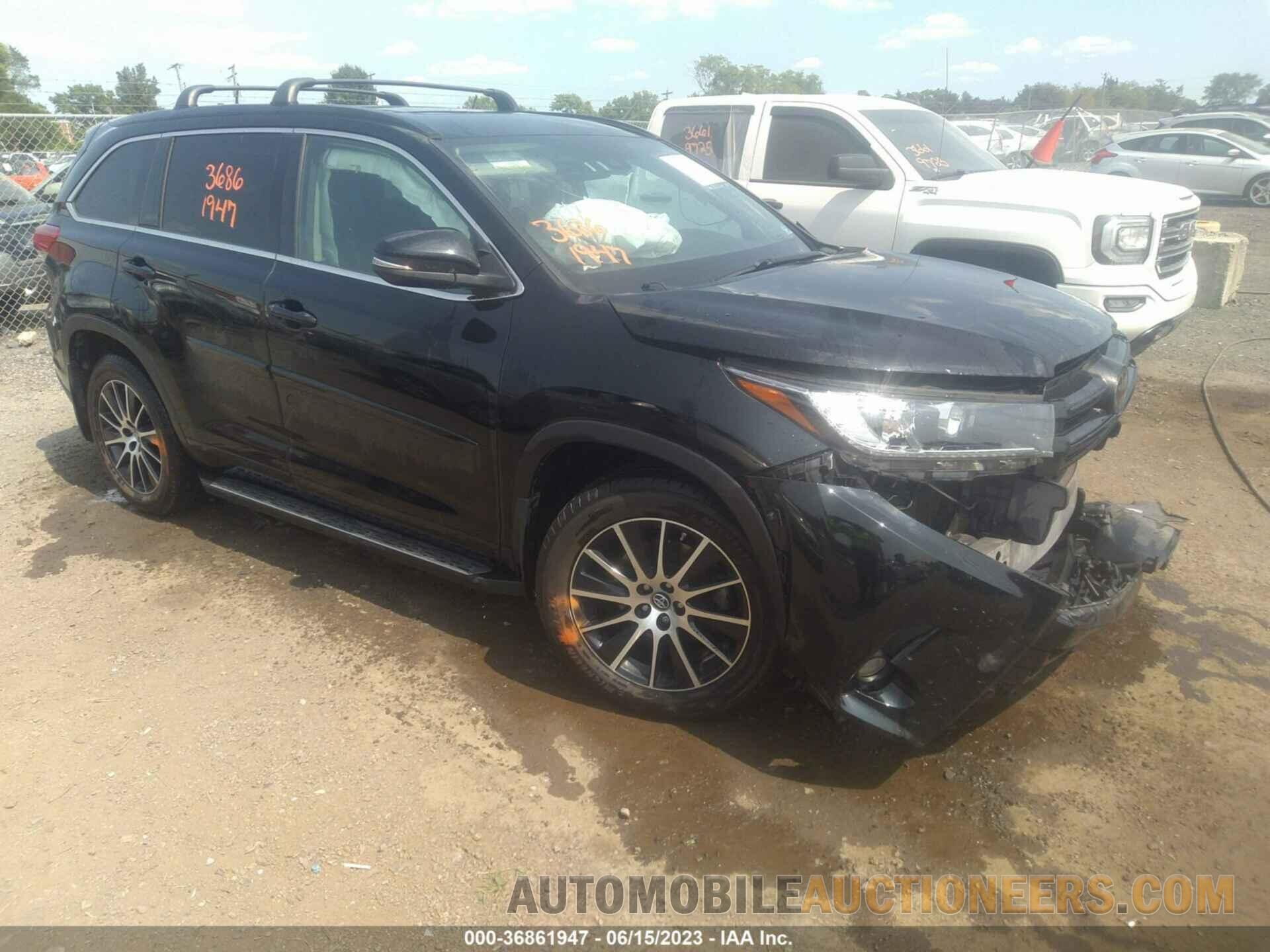 5TDJZRFH2JS489608 TOYOTA HIGHLANDER 2018