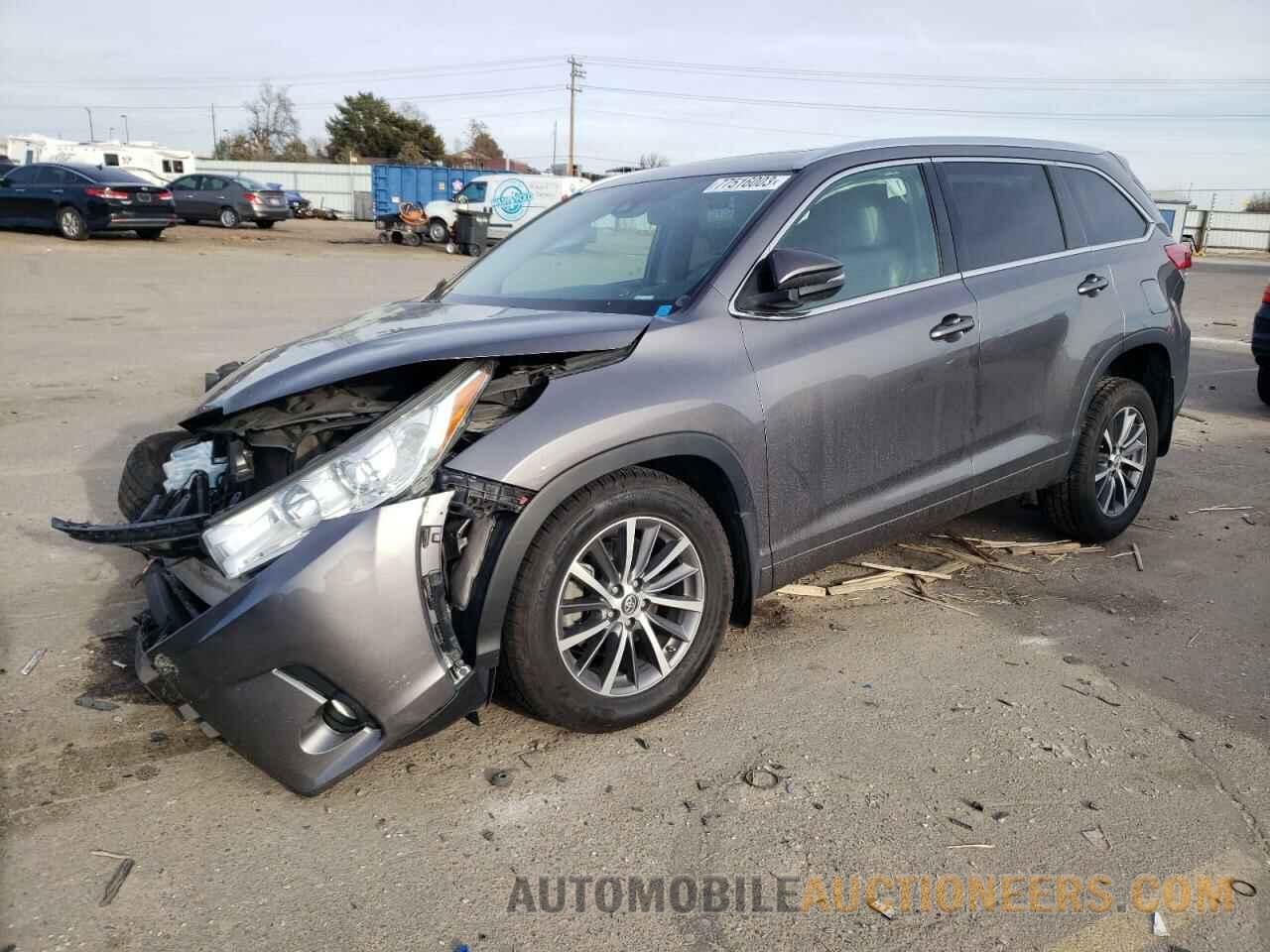 5TDJZRFH2JS525684 TOYOTA HIGHLANDER 2018