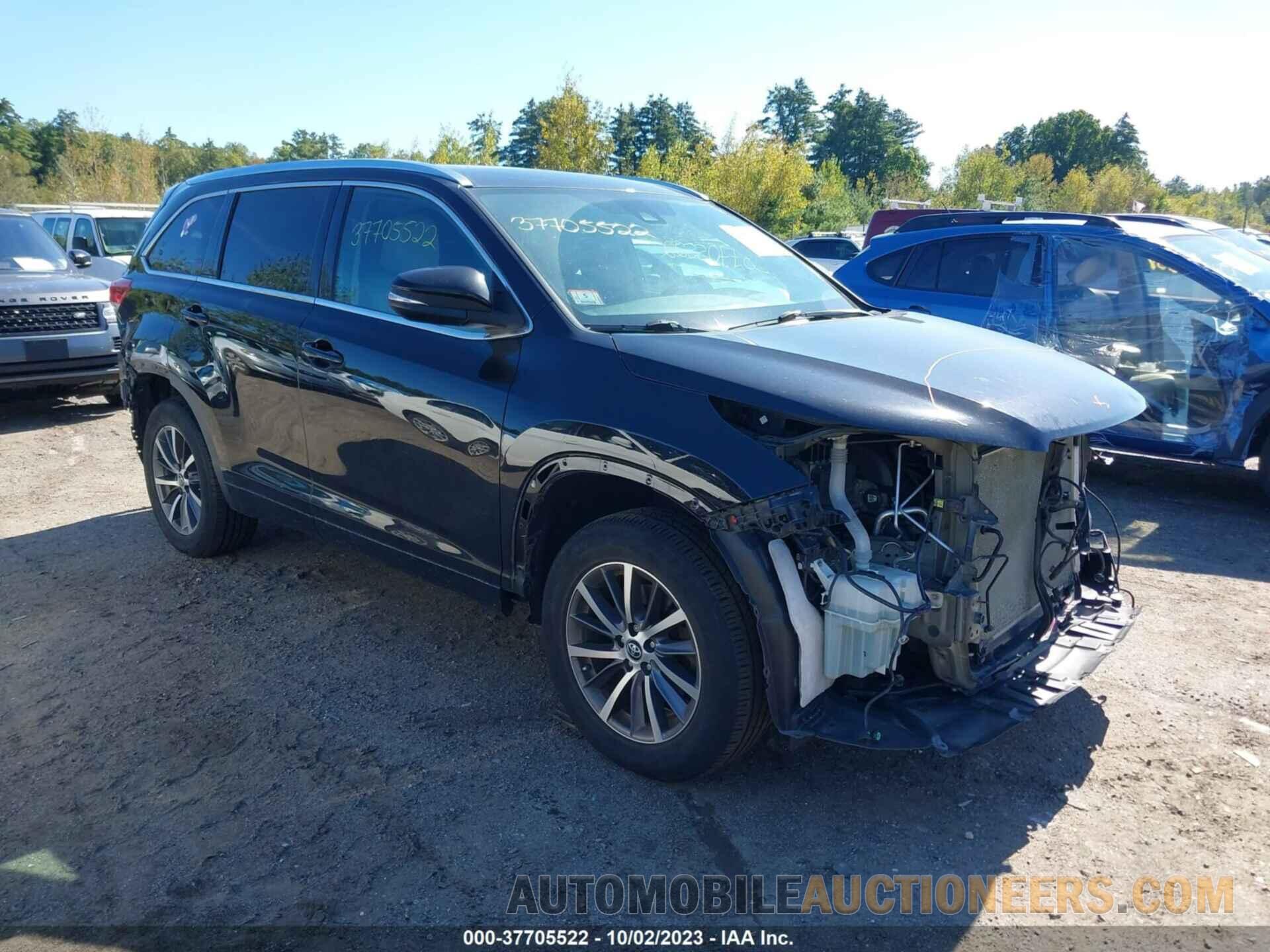 5TDJZRFH2JS531257 TOYOTA HIGHLANDER 2018