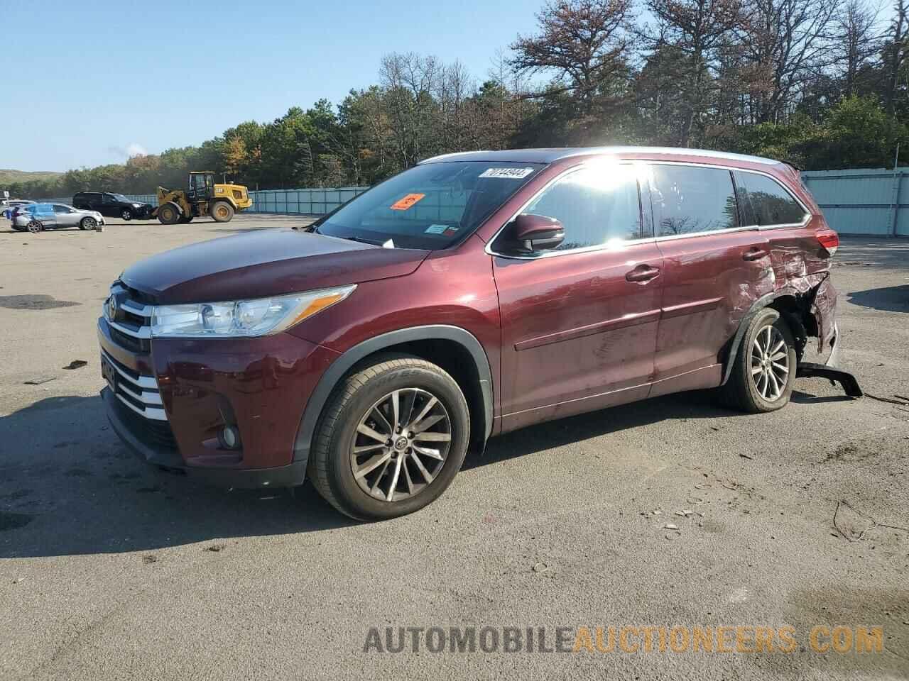 5TDJZRFH2JS854630 TOYOTA HIGHLANDER 2018